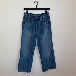 american eagle wide leg crop jeans